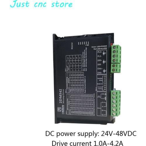 JMC two phase stepper motor driver for 42mm 57mm motor 2DM542 DC 24-50v CNC kit