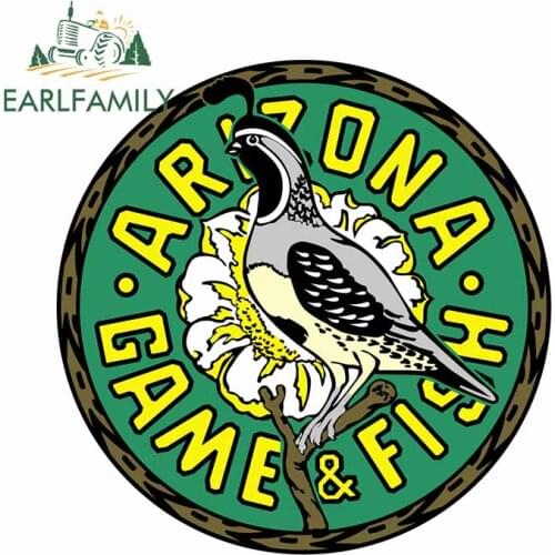 EARLFAMILY 13cm x 13cm for Game Fish Bird Car Stickers Motorcycle RV Bumper Anime VAN Windshield Personality Cartoon Trunk Decal