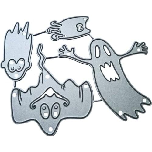 Halloween Metal Cutting Dies Stencil DIY Scrapbooking Album Paper Card Template