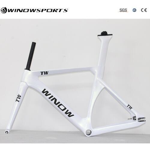 2018 new full carbon track frame Carbon Track Bike Frameset with Fork seatpost road carbon frames fixed gear bike frameset