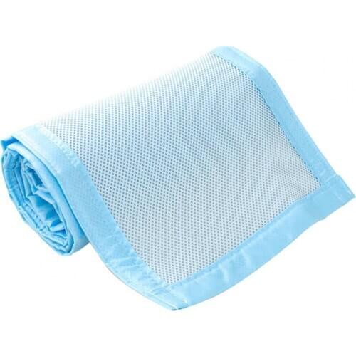 2Pcs Baby Breathable Standard Nursery Bed Mesh Crib Bumpers Pads for Home