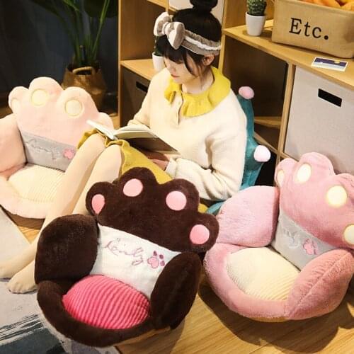 Crown Cat Claw Sofa Chair Cartoon Kids Reading Corner Cushion Bedside Chair Lazy Tatami Creative Room Decor Baby Unisex Present