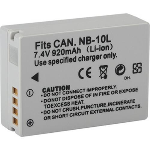 NB-10L Battery Pack for Canon PowerShot G1 X, G1X, G3 X, G3X, G15, G16, SX40,SX50,SX60 HS, SX40HS, SX50HS, SX60HS Digital Camera