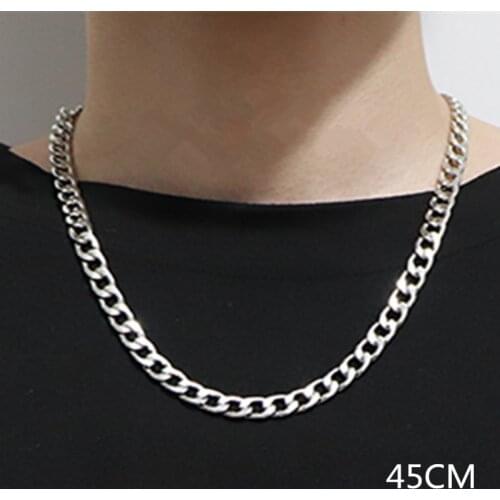 Punk Link Chain Choker Necklace For Women Men Charm Necklace Collares Jewelry Gold Color Thick Chain Necklace Big chocker