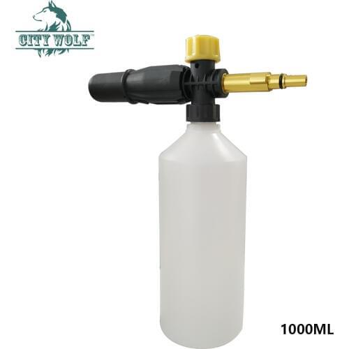 City Wolf Snow Foam Gun for AR Makita Black&Deck Bosch AQT high pressure washer car cleaning accessory soap bottle 48 PCS