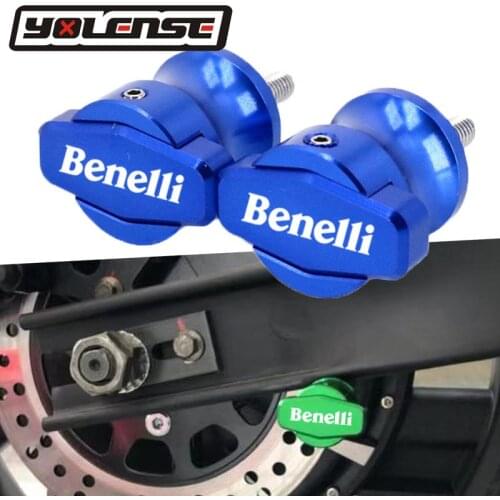 Motorcycle Frame Stands 6MM Screws sliders Swingarm Spools Slider For Benelli BJ500 BJ 500 BN 600i 302 251 302 TNT 125 300 600