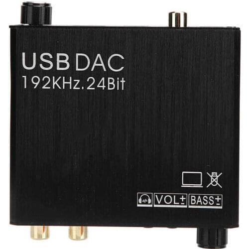 AY107 DAC Converter Digital-to-Analog Audio Converter 3.5mm Coaxial Optical Audio Converter