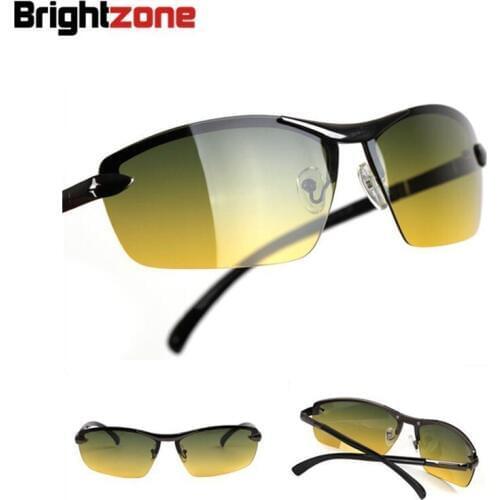 Men Day and Night Dual Function Sunglasses Night Driving Glasses Driver Glasses Nvgs Polarized Sunglasses Sports Eyewear