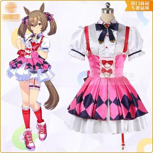 The Game Pretty Derby Cos スマートファルコン Flameracing Winning uniforms Costume female Cosplay suit K