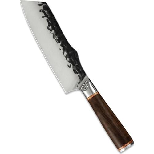 Japanese Kitchen Knives 6.5 In Handmade Kiritsuke Chef Knife Cooking Meat Fish Fruit Vegetables Slicing Filleting Cleaver Knife