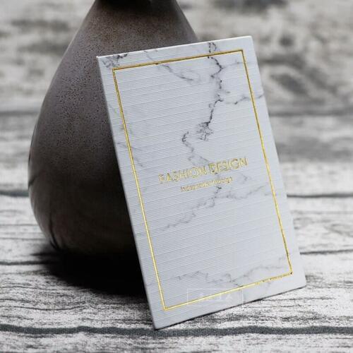 ZeQi 500 pcs/lot custom clothing tags tag paper gament hang tag 300gsm coated paper printing paper