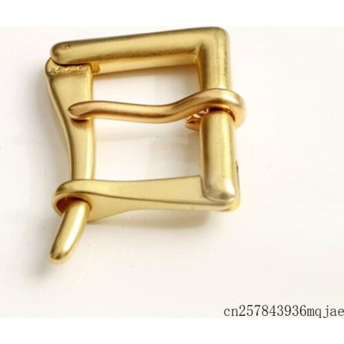 50pcs Pin Buckle Mens Belt Buckles Classic Solid Brass Mens Jeans Accessories