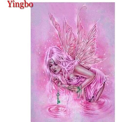 Embroidery Diamond Butterfly Fairy Beauty Diamond Painting Wall Art Living room Bedroom Decor Pictures Full Square/Round Drill