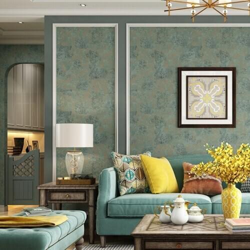 American retro country wallpaper rural bedroom living room 3D stereo TV background wall wallpaper