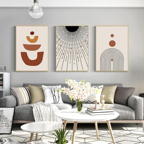 Home Decor Northern European Simple Line illustration HD Art Creative Hanging Painting Poster Wall For Home Canvas Painting