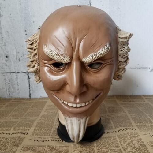 Halloween The Purge Uncle Sam Old Man Mask Cosplay Film Roleplay Hallowmas Terrorist Props
