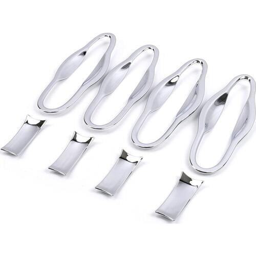 Chromium Styling For Jeep Cherokee KL 2014-2020 Chrome Exterior Door Handle Cover Door Bowl Cover Moulding Trim