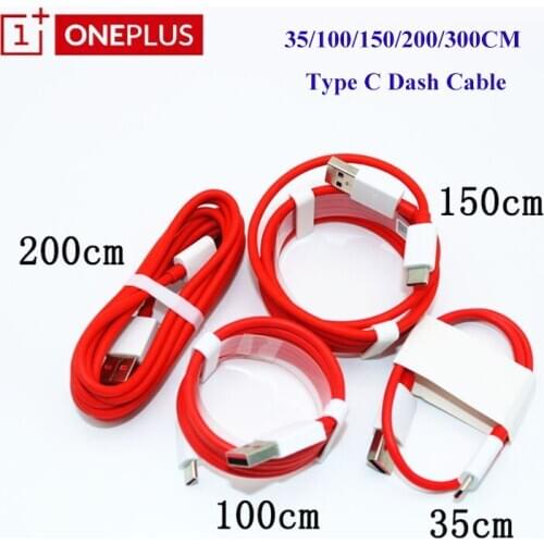 Original OnePlus 7 7t Pro Dash Cable 5t 5 3t 3 USB 3.1 Type C 4A Quick Fast Charger Cable For One Plus Three Five T Six 1+ 7 6 T