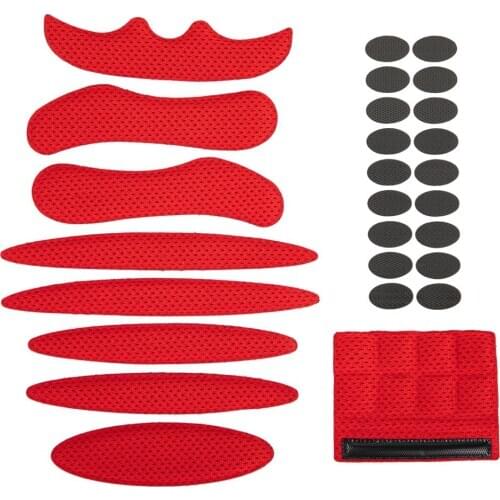 Helmet Pads Kit 27PCS Bicycle Replacement Universal Foam PaddingSet Helmet Cushions for Bike Cycling Motorcycle Helmet