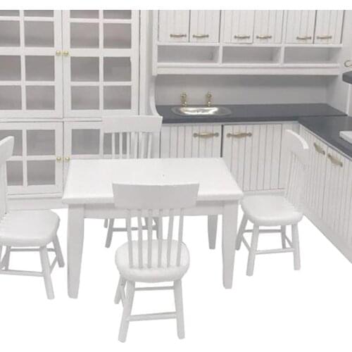 Dolls House Furniture Chair Miniature Wooden Toys Furniture And Accessories