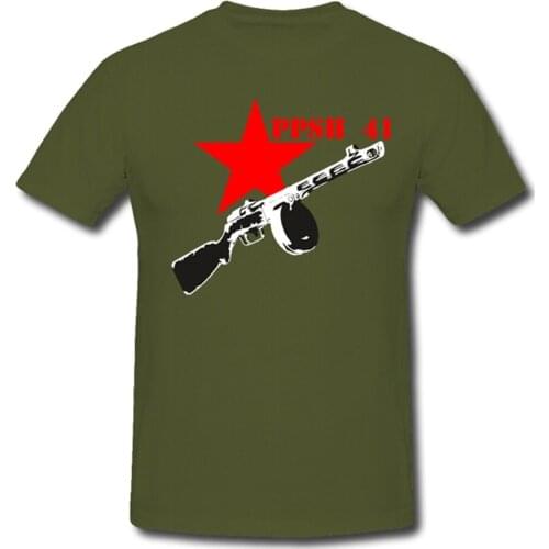 2019 Fashion Hot sale Ppsh 41 Russland Sowjet Maschinenpistole Georgii Semjonowitsch - T ShirtTee shirt