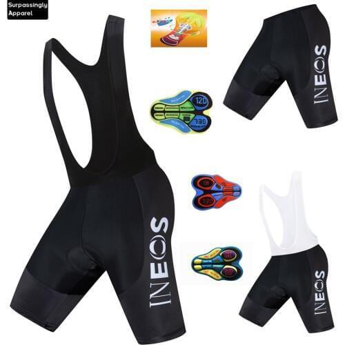6XL Men Black INEOS Culotte Cycling Bib Shorts Summer Coolmax 20D Gel Bike Bib Tights Mtb Ropa Ciclismo Moisture Wicking Pants