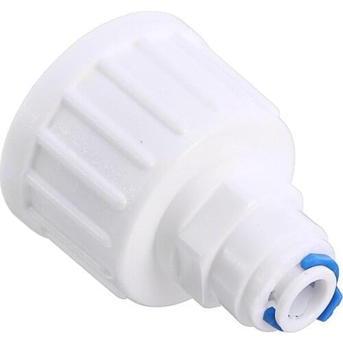 Plastic 3/4'' BSP To 1/4'' Tube Push Fit Tap Connector RO Water Filter Tube Injector Garden Pipes Osmosis Connector Fitting Tool