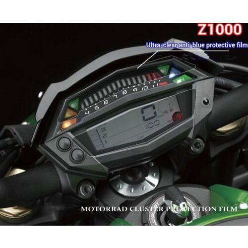 For kawasaki z1000 Motorcycle Speed Instrument Cluster Scratch Protection Film Screen Protector Blu-ray