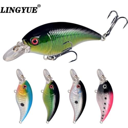 1pcs Lifelike Fishing Lures Hard Baits 4 Color 7.5cm/11g Crank Bait Artificial Make Quality Professional Bass Crankbait
