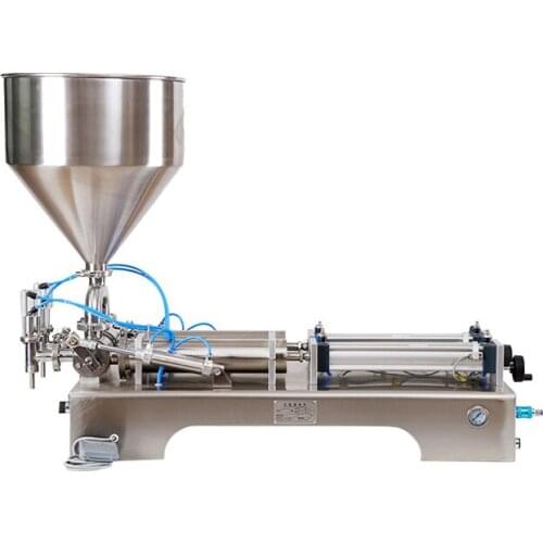 Commercial pneumatic double-headed paste quantitative filling machine