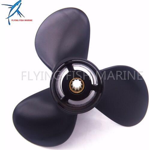Boat Motor Aluminum Alloy Propeller 9 1/4x11 for Suzuki 9.9HP 15HP Outboard Motor 9 1/4 x 11