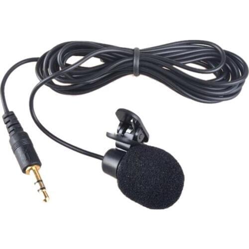 Hands Clip On Lapel Mic Microphone+Head-Mounted microphone 3.5mm for Speaker