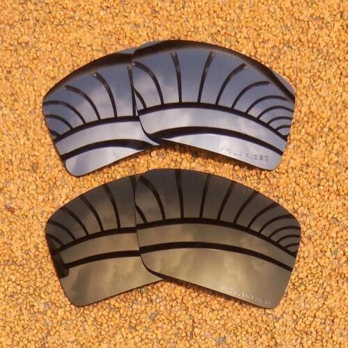 Silver Mirrored & Bronze Gold Mirrored Polarized Replacement Lenses for Eyepatch 1&Eyepatch 2 Frame 100% UVA & UVB