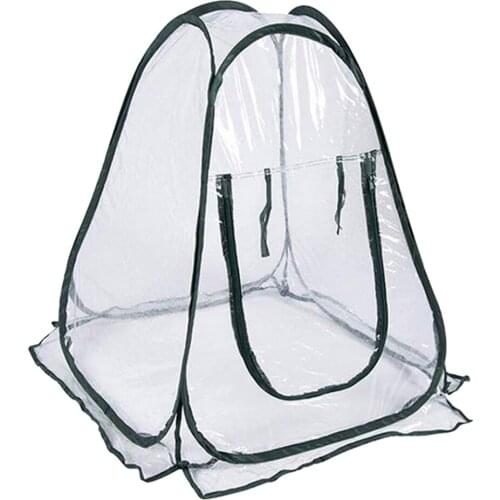 Up Greenhouse, Mini PVC Greenhouse Cover Indoor Outdoor Gardening Flower Shelter for Cold Frost Protector Gardening