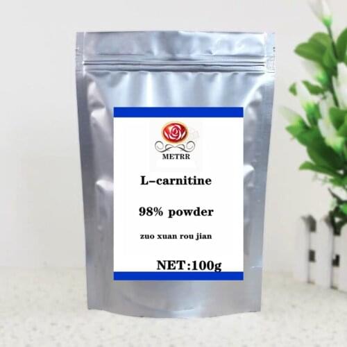 100g-1000g High Quality Pure L-Carnitine Powder, L-Carnitine Powder, Used To Reduce Body Fat and Body Weight, Free Shipping