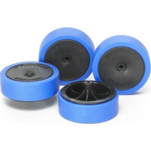 Hard Large Dia. Low-Profile Tire & Carbon Wheel Set 95369 Large Diameter Tyres Spare Parts for Tamiya Mini 4WD Racing Car Model