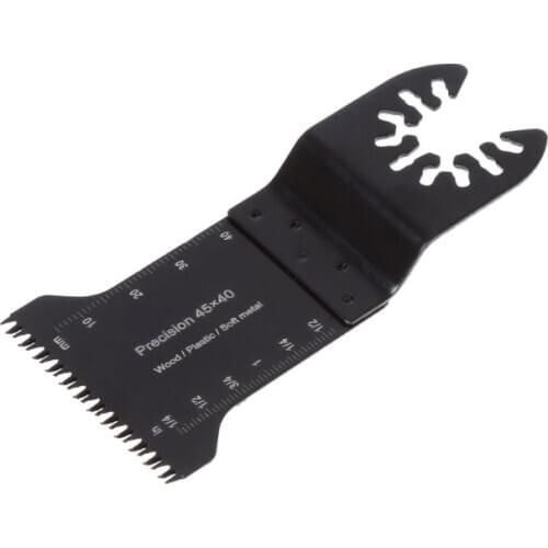 1 pc 45mm Quick Release HCS Black Oscillating Multitool Japanese Teeth Saw Blade MOLC