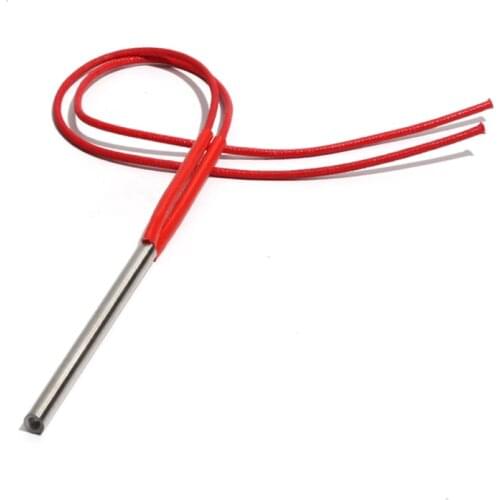 10PCS 6mm 62~75mm 201SUS Cartridge Heater Tubular Electric Mould 110V/220V/380V 100W/110W Heating Resistance Element