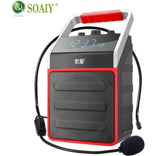 100% Original SOAIY S28 Wireless Bluetooth Loudspeaker real long play time 10 hour 10W High Quality outdoor Speaker with Bass