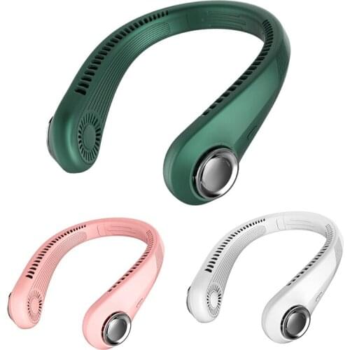 Bladeless Neck Fan,360 Celsiusooling Hands Free Sports Fan,2000Mah USB Rechargeable Mini Personal Fan Air Cooler