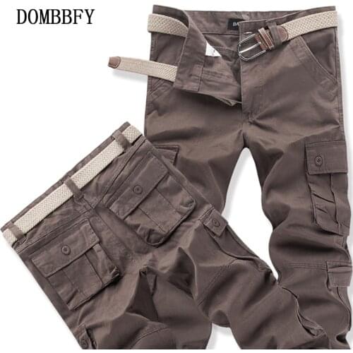 8 Pockets Mens Camouflage Cargo Pants Casual Loose Multi Pocket Military Pants Long Trousers For Men Camo Joggers Plus Size 44