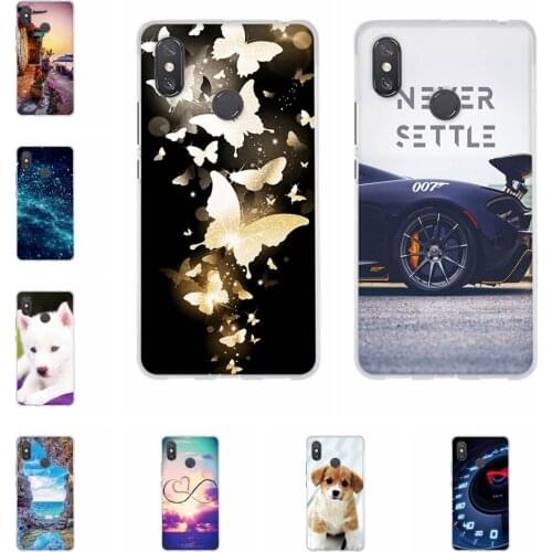 For Xiaomi Mi Max 3 Case Silicone Back Fundas For Xiaomi Mi max 3 Capa Romantic Pattern For Xiaomi Mi Max3 Phone Bumper Cover