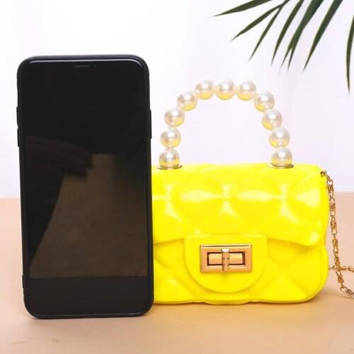 Kids Mini Jelly Purse and Handbags 2021 PVC Transparent Crossbody Bags for Baby Girls Cute Small Coin Pouch Party Hand Bag purse