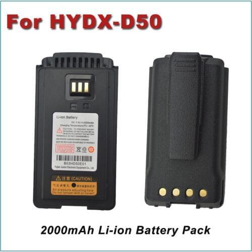 HYDX D50 2000mAh Li-ion Battery Pack for HYDX D50 DMR Digital Portable Two-way Radio