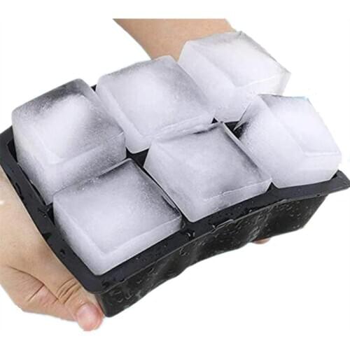 Perfect Ice Cube Silicone Cube Maker Form Cake Pudding Chocolate Molds Easy to Remove Ice Trays Fade Resistant