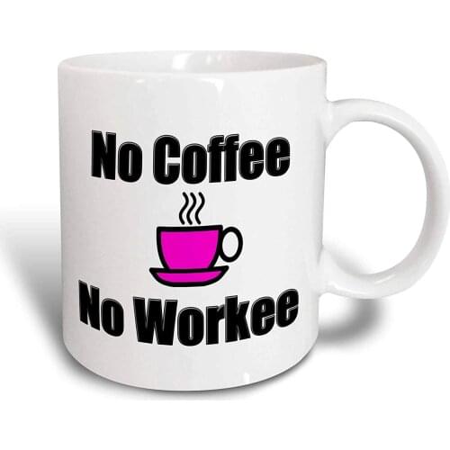 No Coffee No Workee - Coffee Mug Gift Box - 11 oz