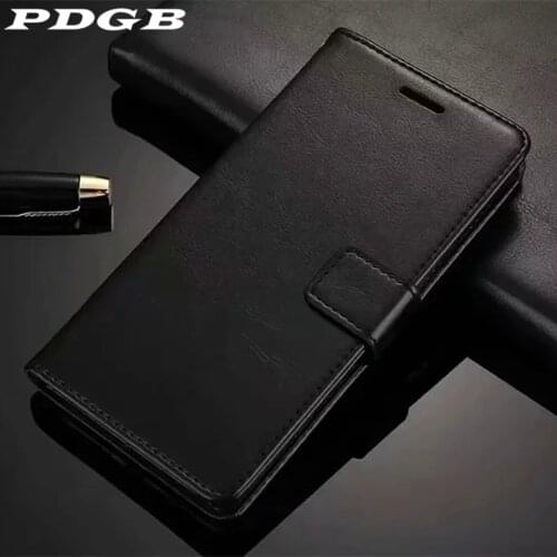 PDGB Wallet Leather Case for Huawei P8 Lite G9 Plus Nova 2i Honor 8 4C Pro Y6 Y5 Prime 2018 Mate 10 Pro 20 X Flip Soft Cover