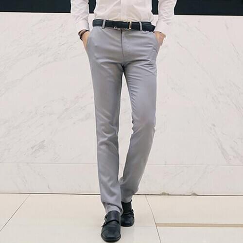 Autumn Winter New Fashion 2020 Slim Straight Men Casual Pants Man Trousers Plus Size Gentleman Pants