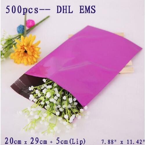 500PCS 20cm x 29cm - 7.87" x 11.42" Fast Delivery Poly Mailer Plastic Mailing Envelopes Bags for Shipping