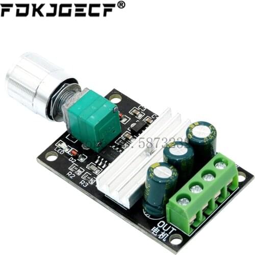 DC 6V 12V 24V 28VDC 3A 80W PWM Motor Speed Controller Regulator Adjustable 3A Motor Speed Controller Regulator
